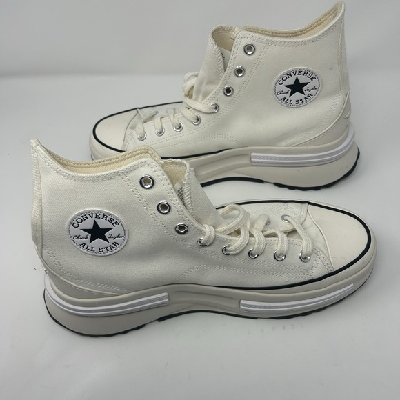 Converse Run Star Legacy CX Hi Egret/Black/White Size 10 Men 11.5 Women A00868C - Picture 1 of 11